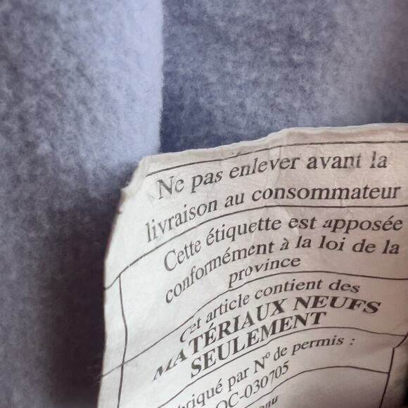 Lululemon Jacket Sz 8 Full Zip Puffer Detachable Hood Zip Pastel Blue W4BT6S - Picture 10 of 10